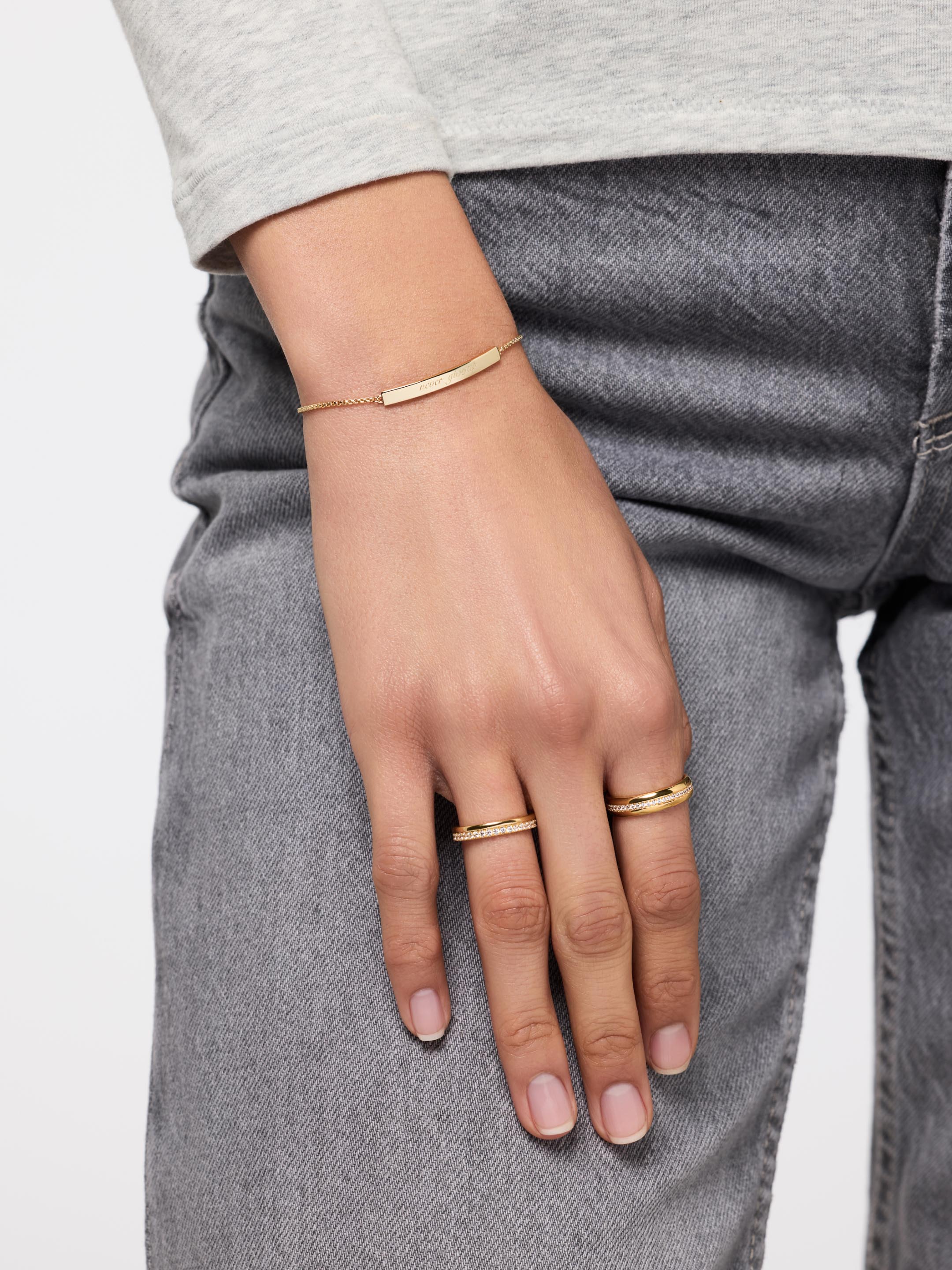 Gold Charm Bracelet - Mindy Bracelet