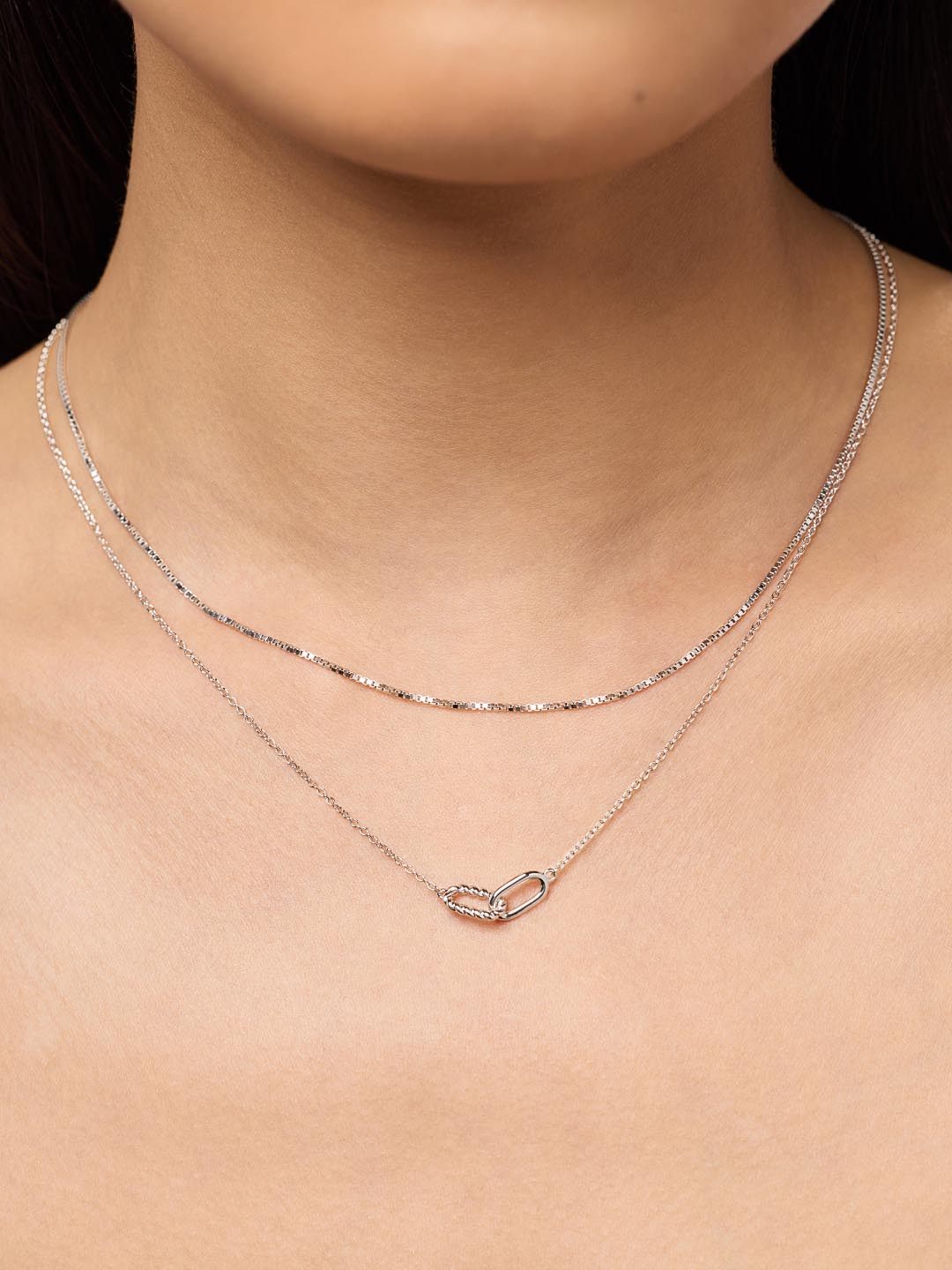 Pendant Necklace - Juniper Silver