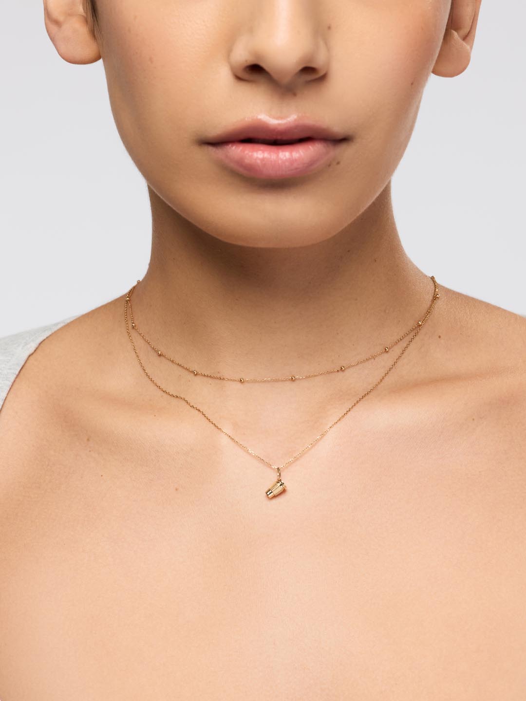 Solid Yellow Gold - Coffee Cup Charm