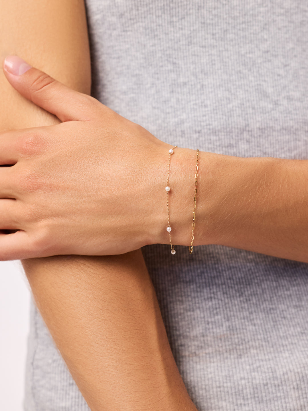 Gold Pearl Bracelet - Pearl Bracelet Set