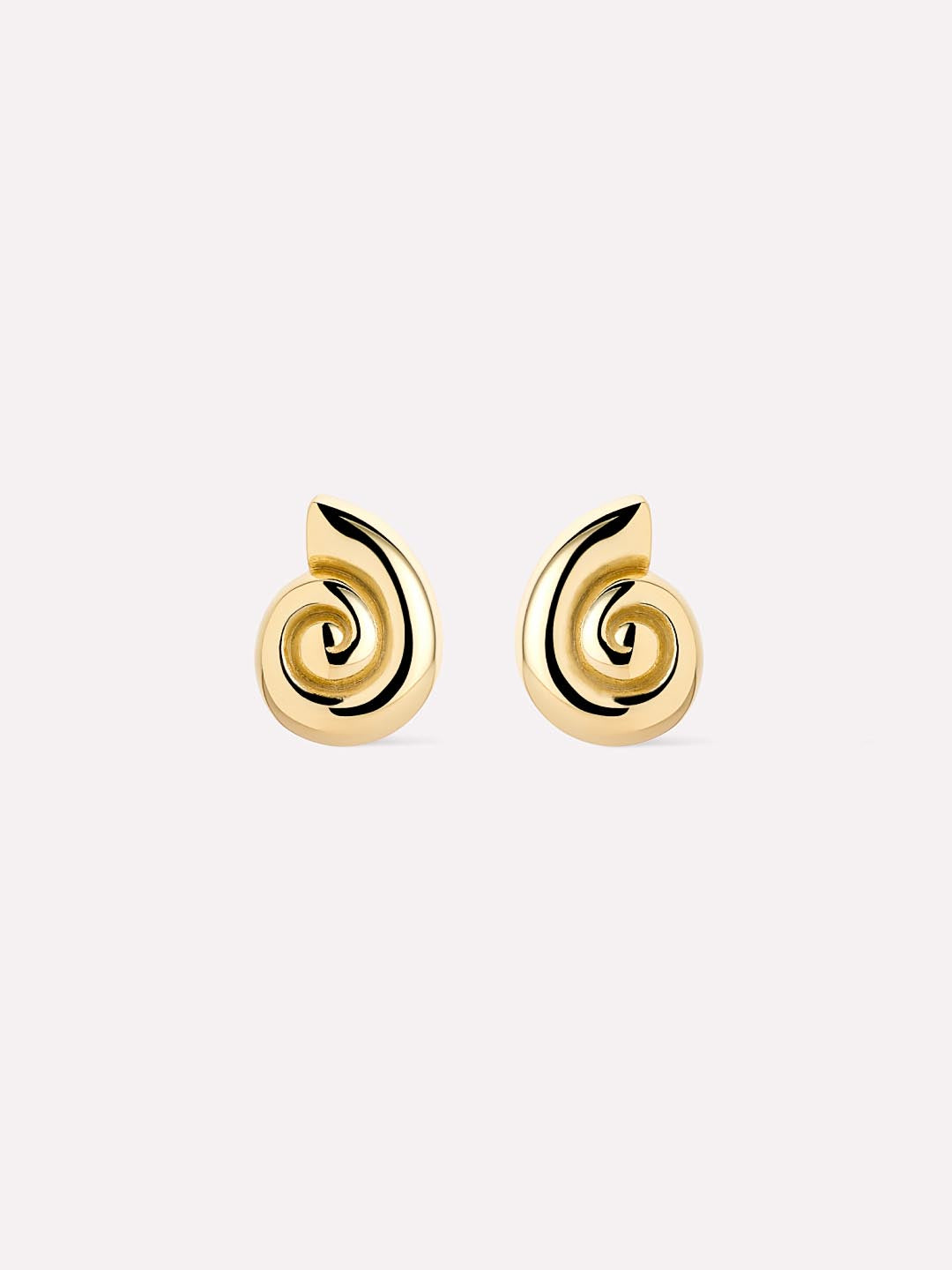Gold Stud Earrings - Ariel Studs