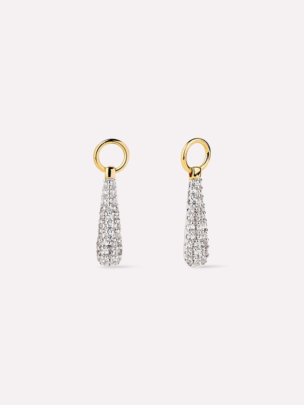 Earring Charms - Micropave Drop Charms