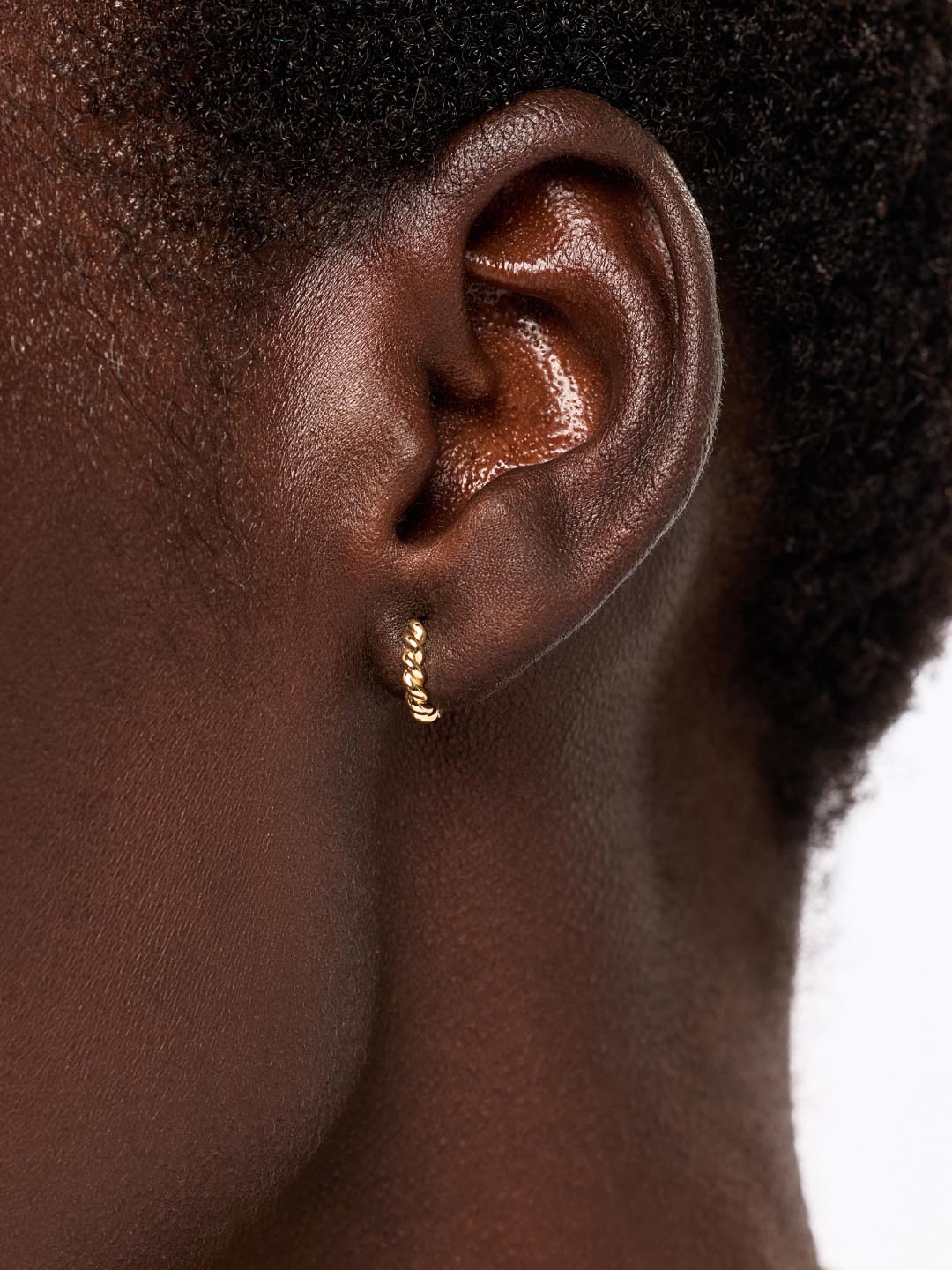 Twisted Hoop Earrings - Gold Twist Hoops