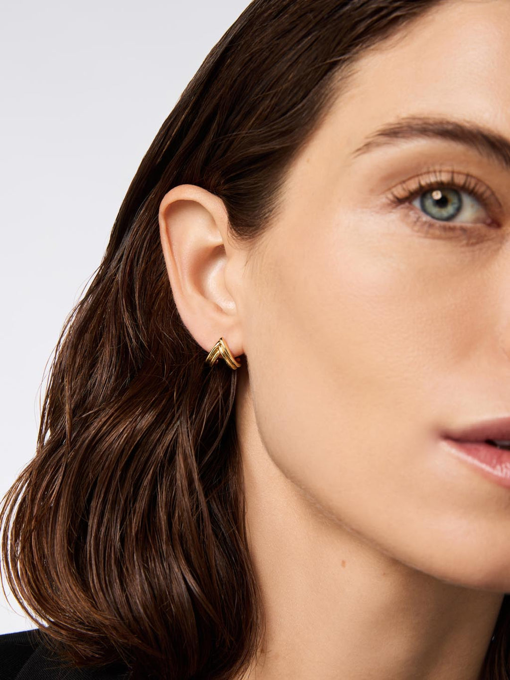 Gold Stud Earrings - Karessa