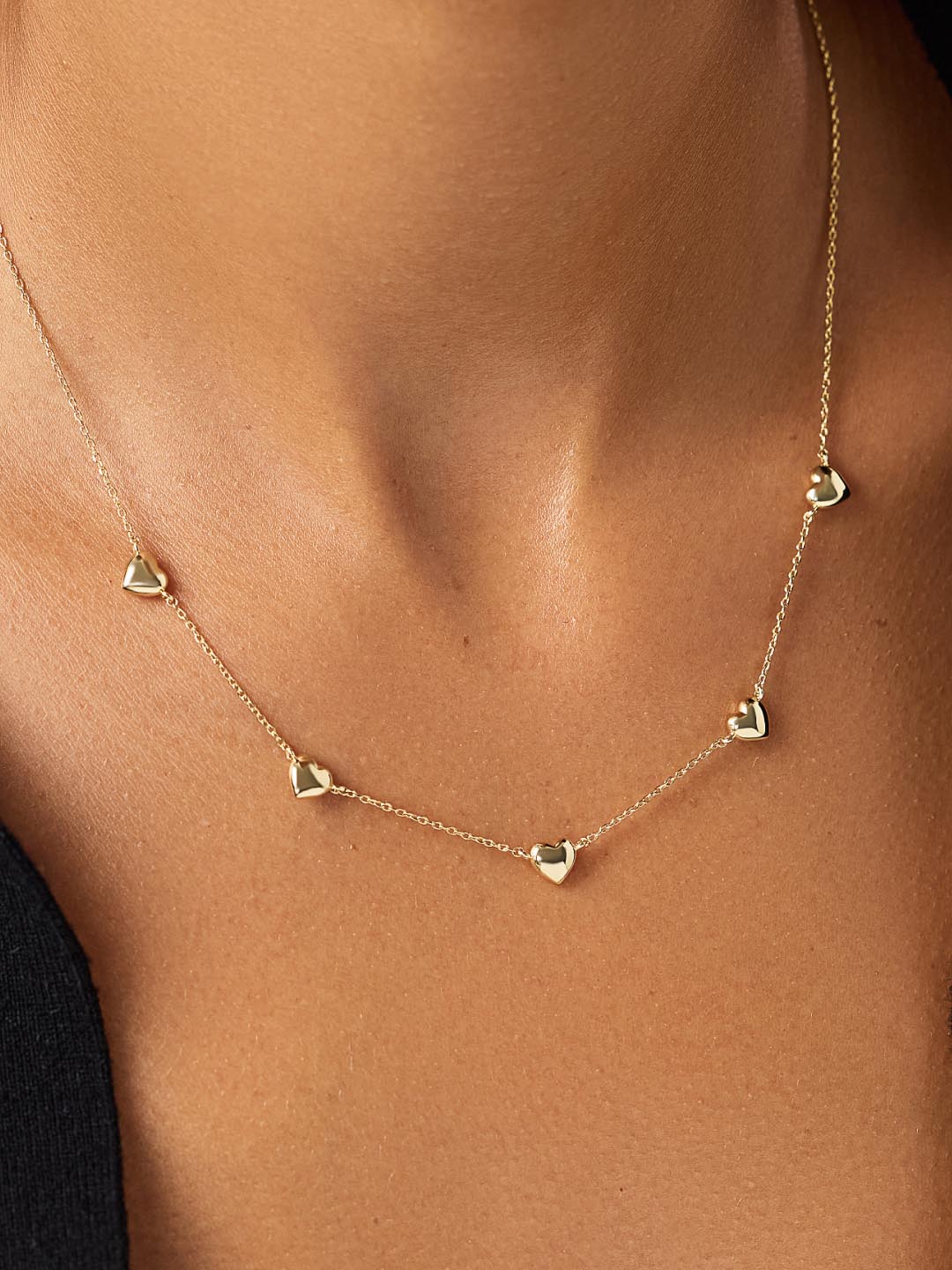 Heart Necklace - Lev Mini Station Necklace