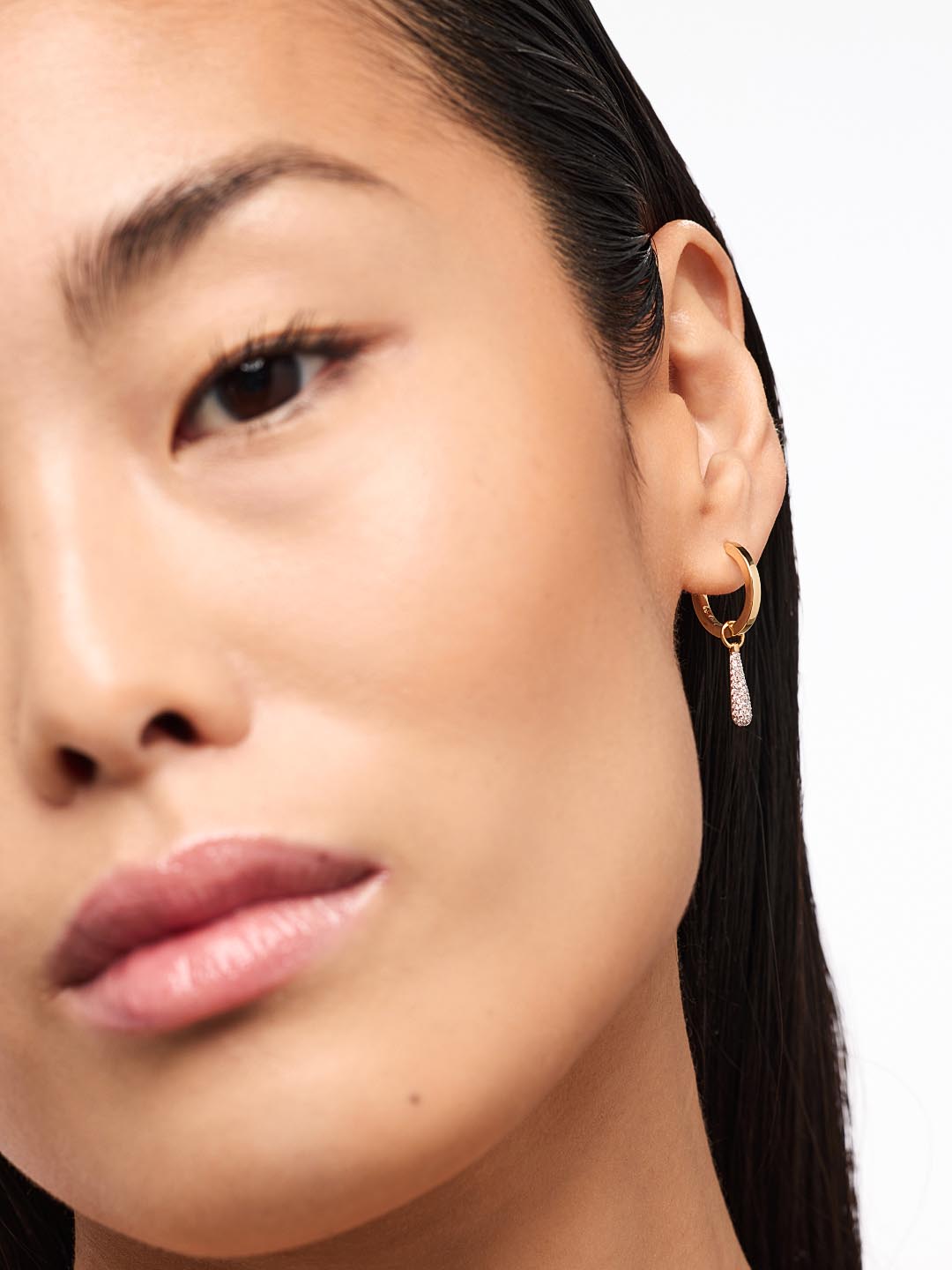 Earring Charms - Micropave Drop Charms