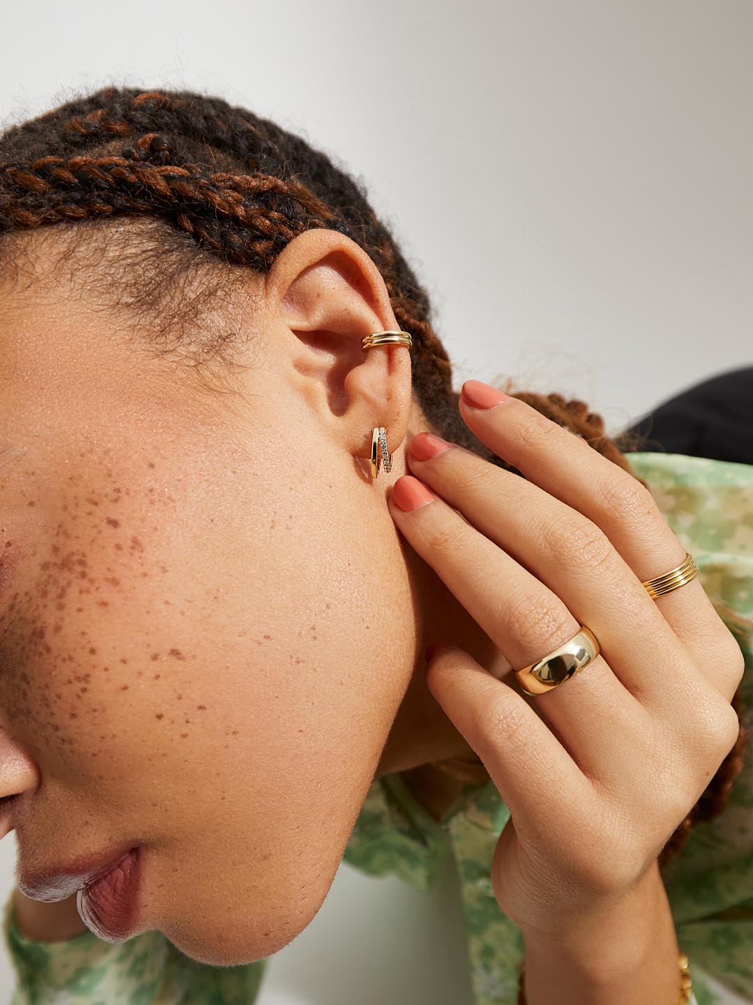 Double Hoop Earrings - Toda