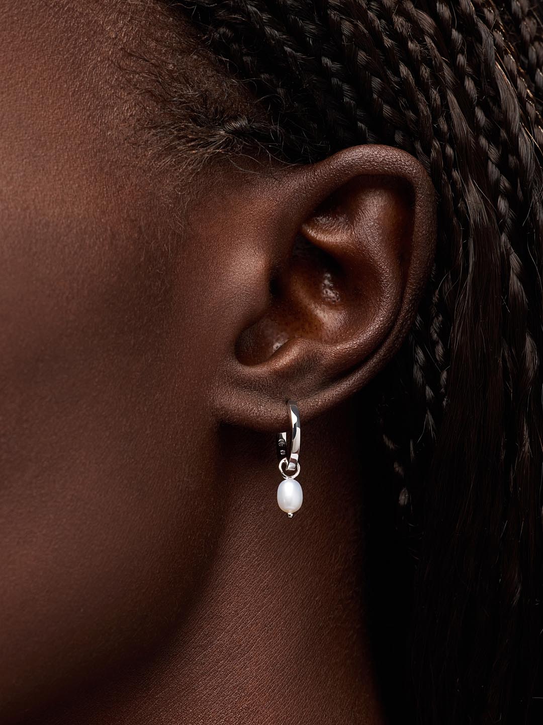 Earring Charms - Pearl Charms Silver