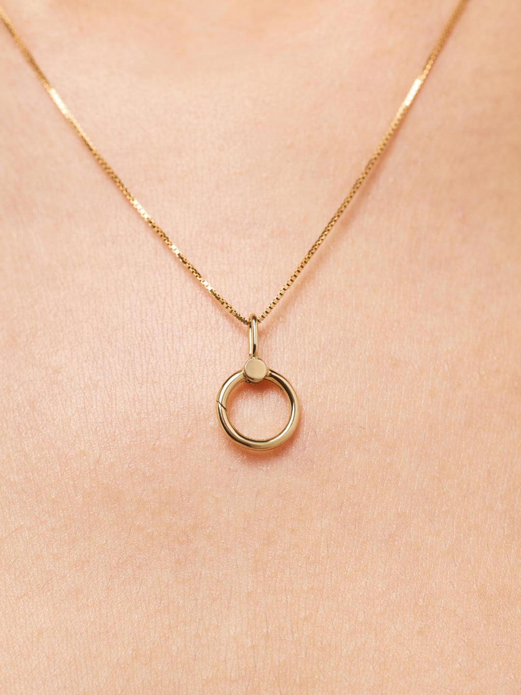 Solid Yellow Gold - Charm Collector Necklace