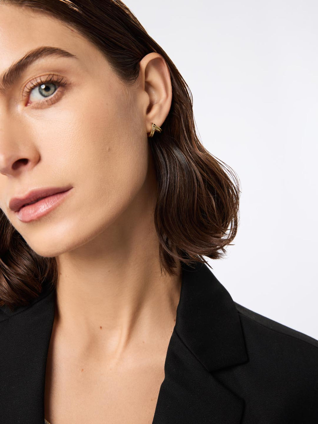 Gold Stud Earrings - Karessa