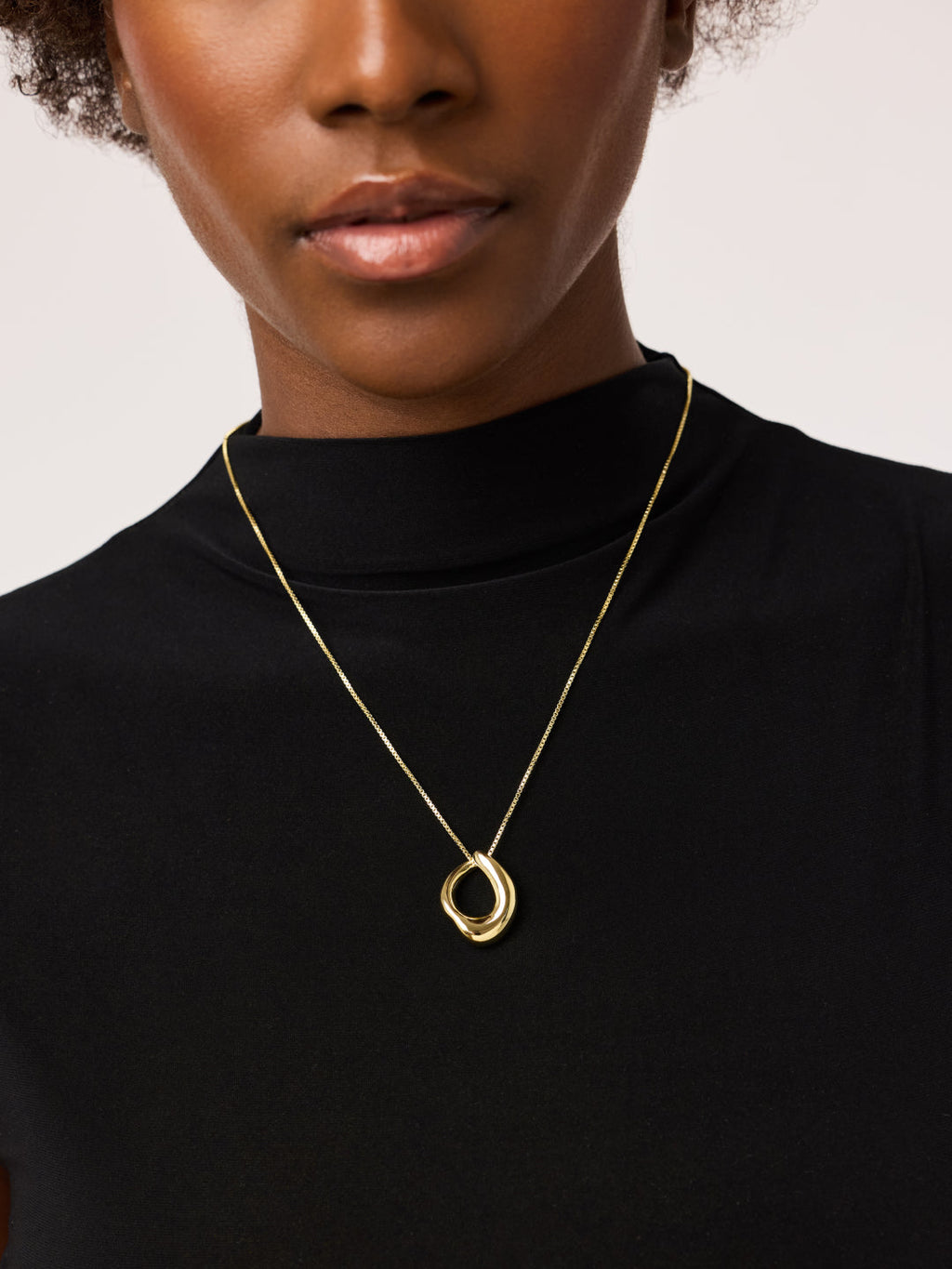 Gold Pendant Necklace - Collins