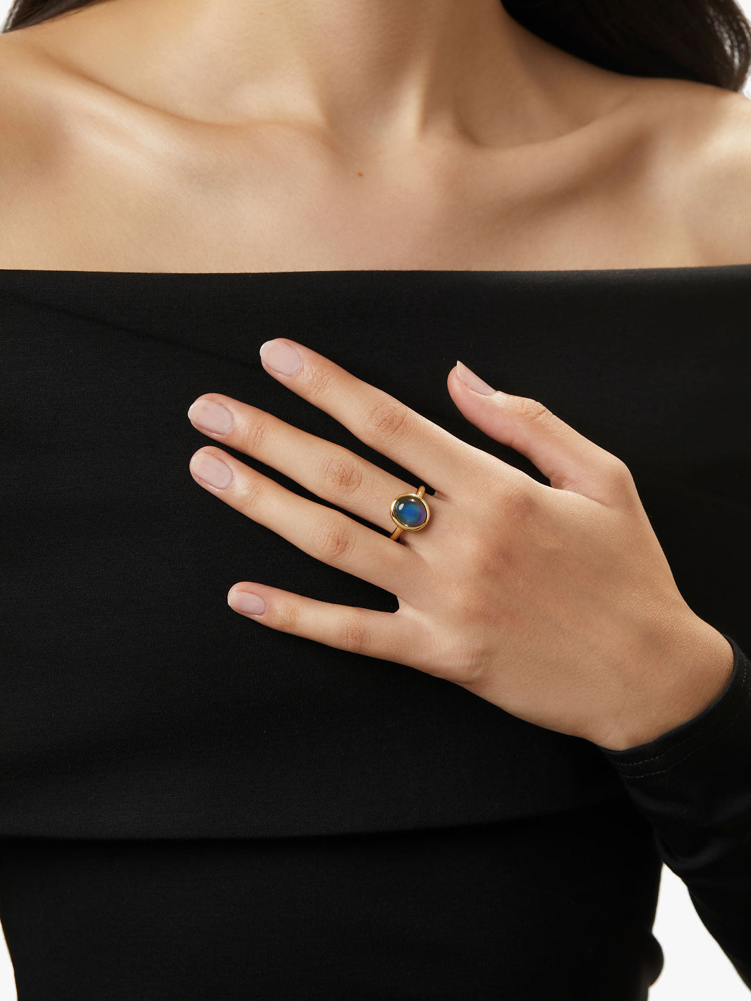 Gold Mood Ring - Mood Ring