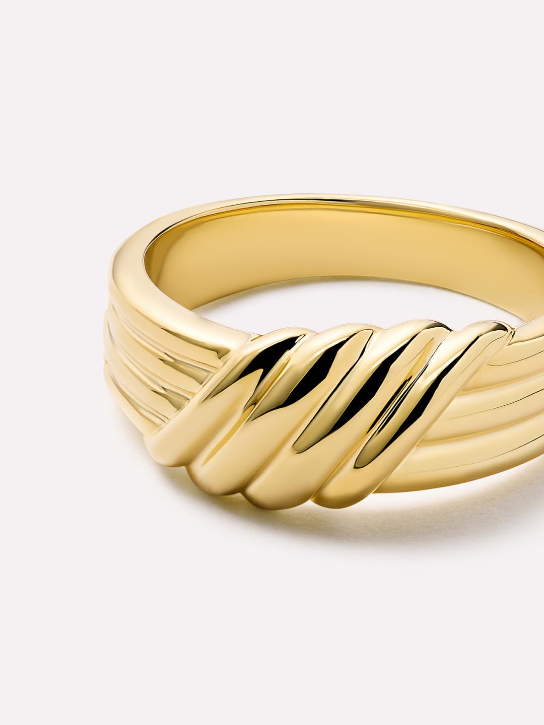 Gold Band Ring - Lydia