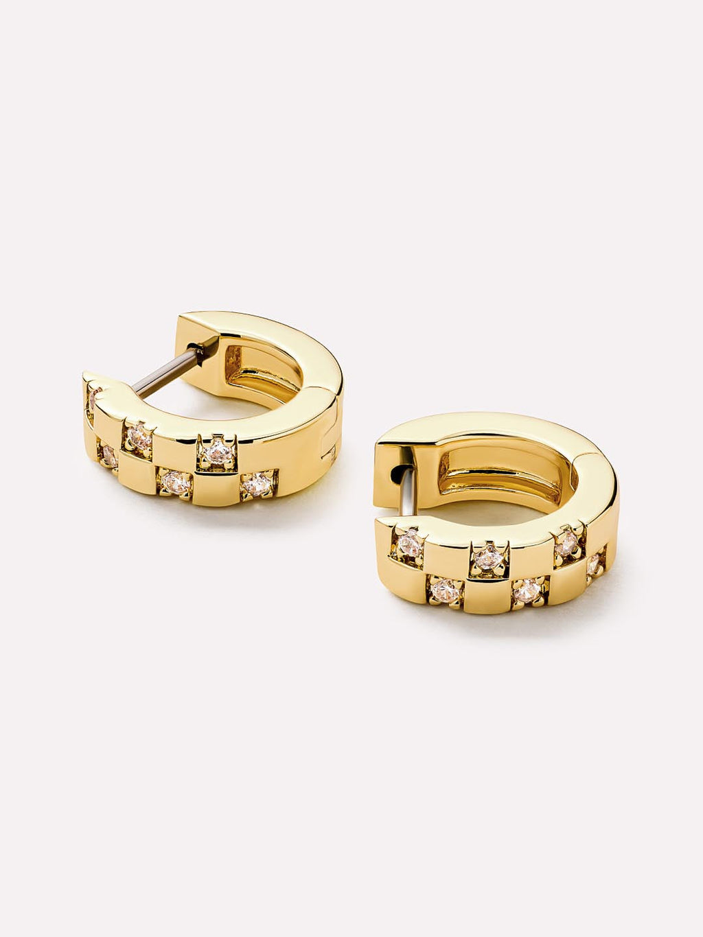 Gold Huggie Earrings - Eden Mini