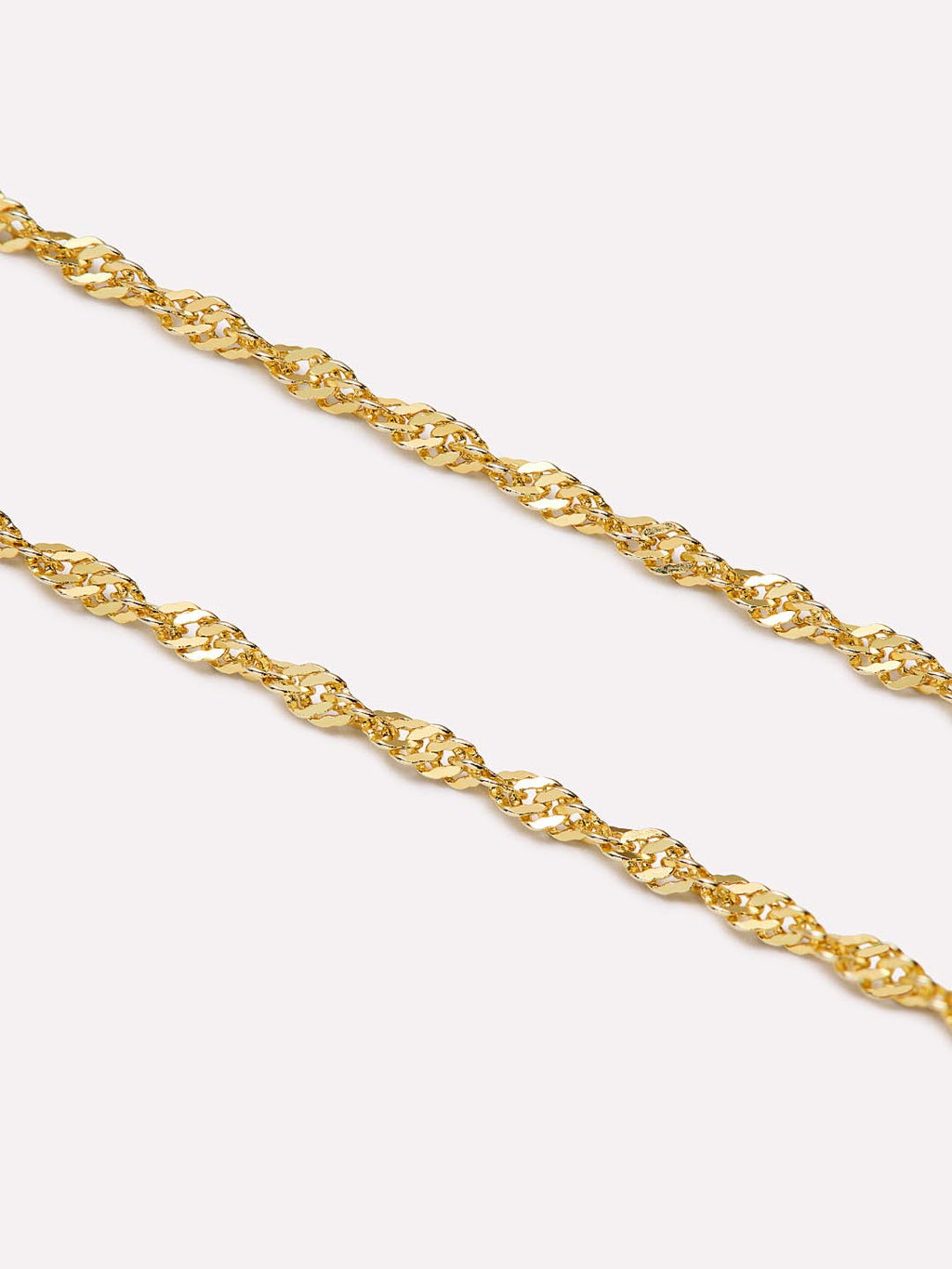 Slim Singapore Chain Necklace - Mickey