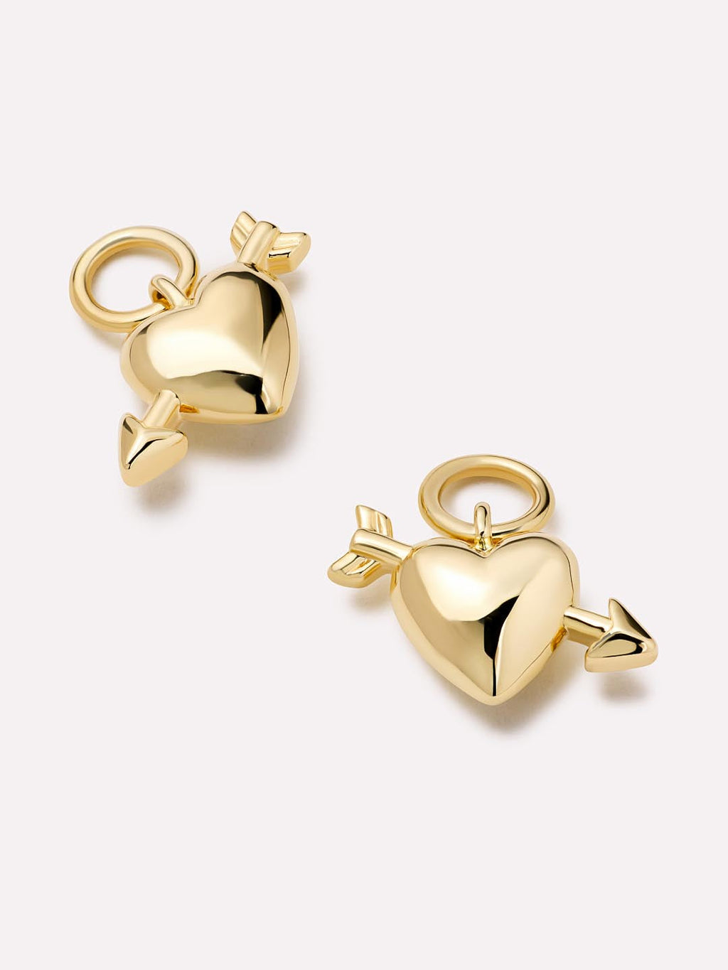 Earring Charms - Cupid's Heart Charm Huggies
