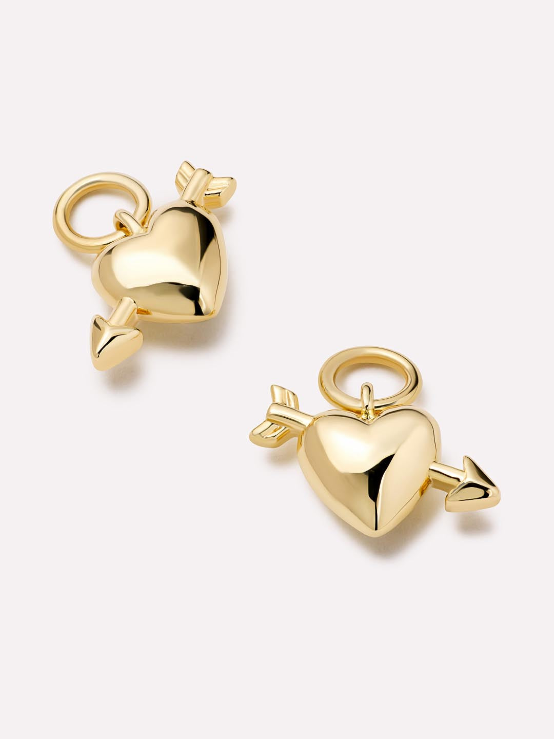 Earring Charms - Cupid's Heart Charm Huggies