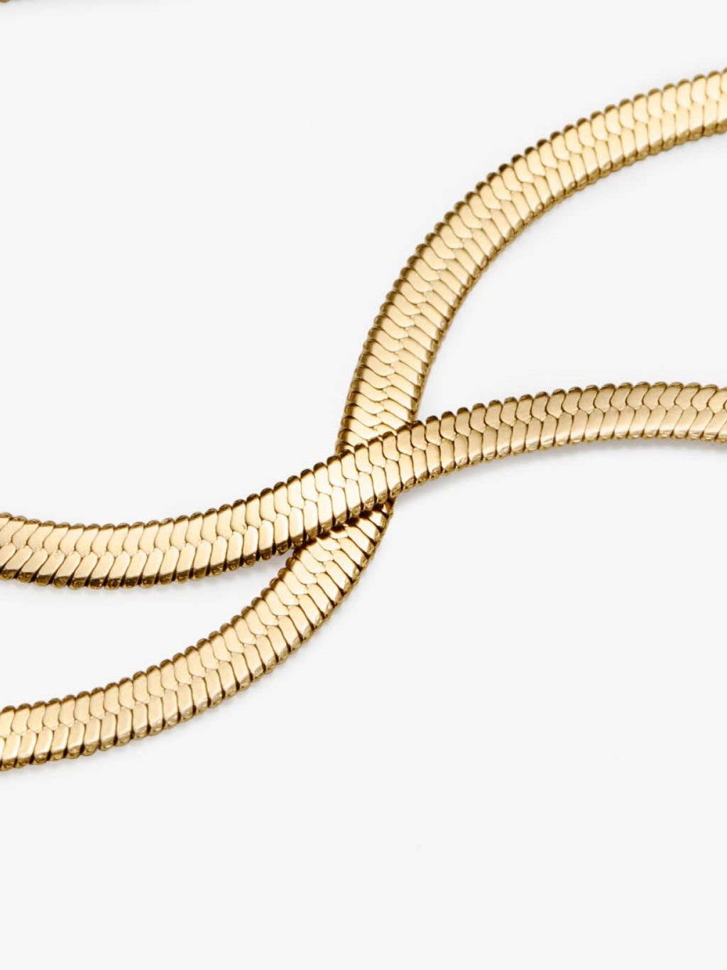 Herringbone Chain Necklace - Ina