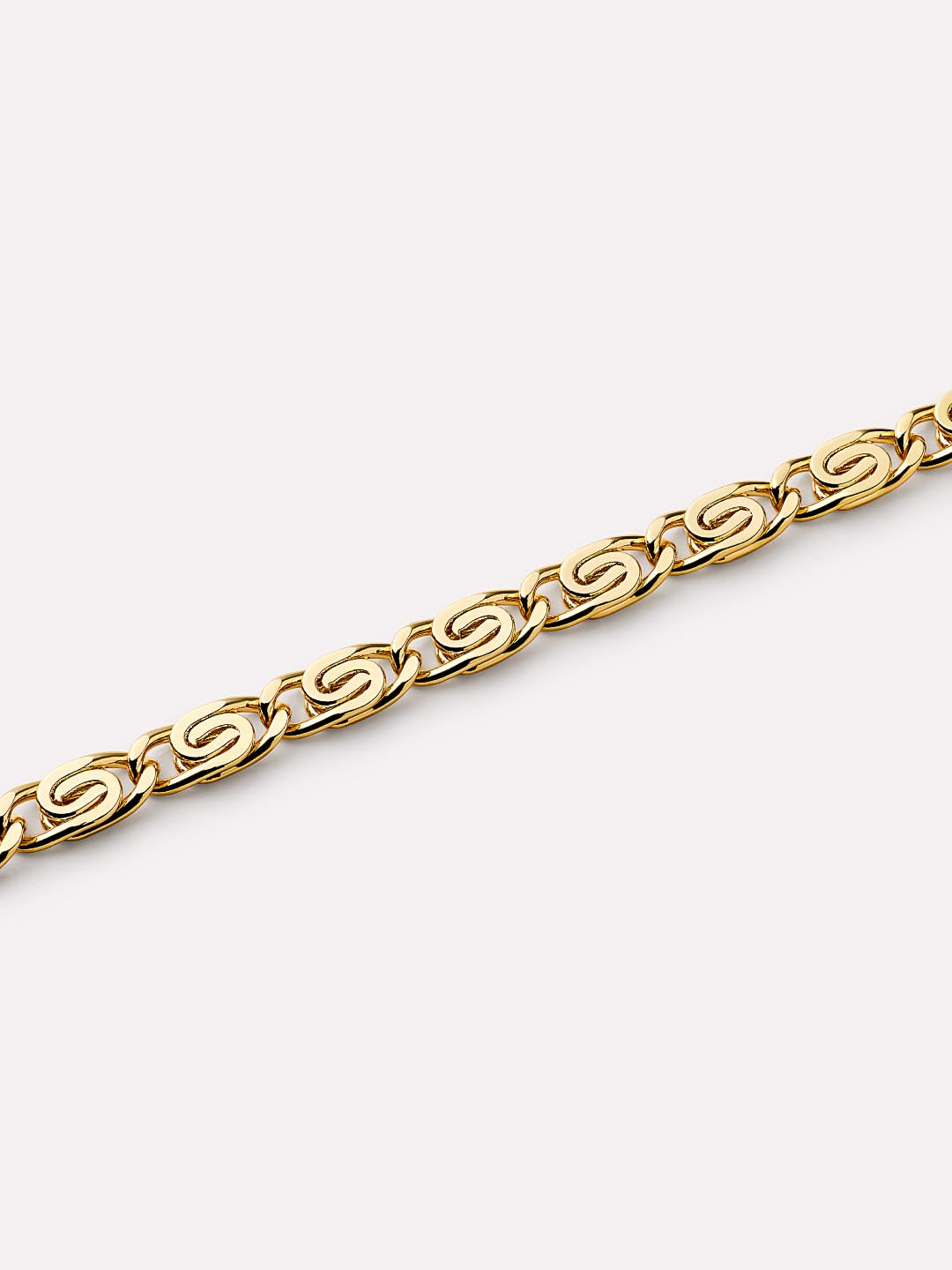 Gold Chain Bracelet - Navy Bracelet