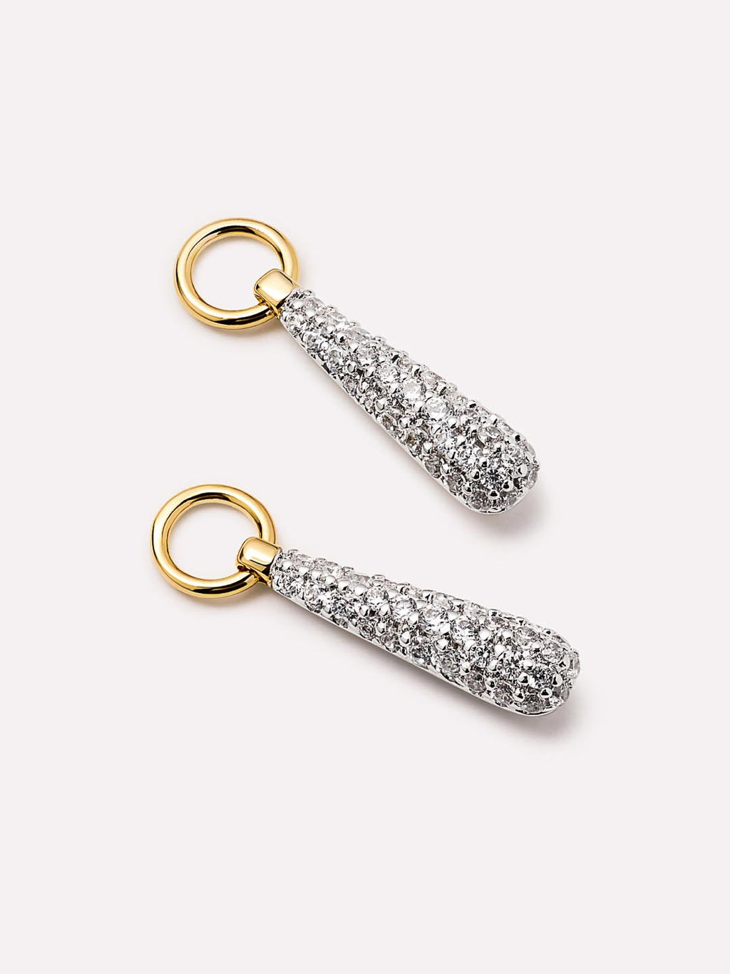 Earring Charms - Micropave Drop Charms