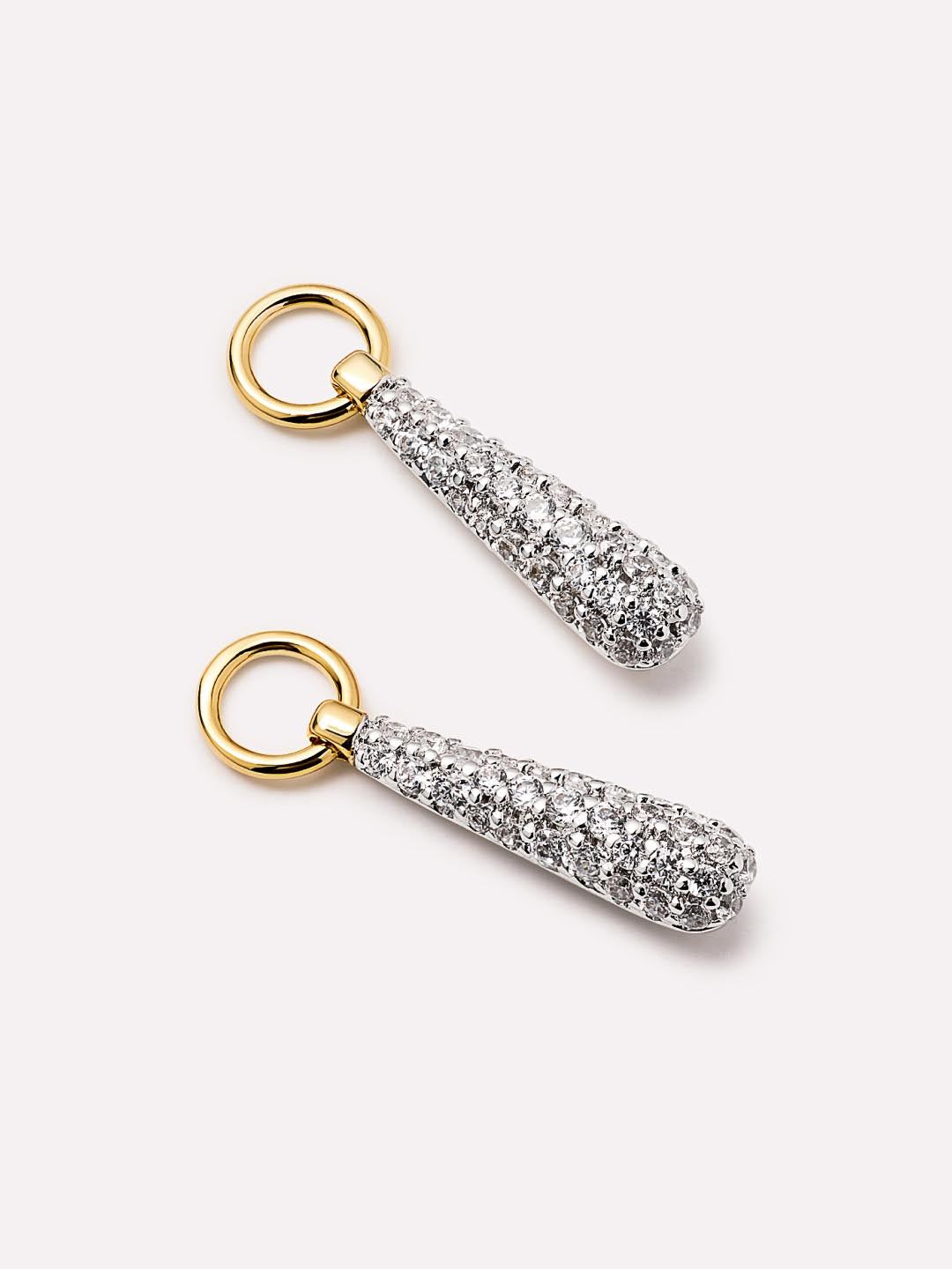 Earring Charms - Micropave Drop Charms