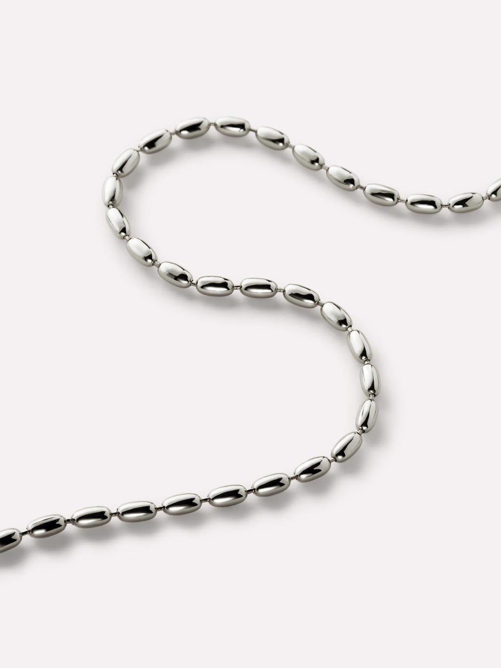 Ball Chain Necklace - Capri Silver