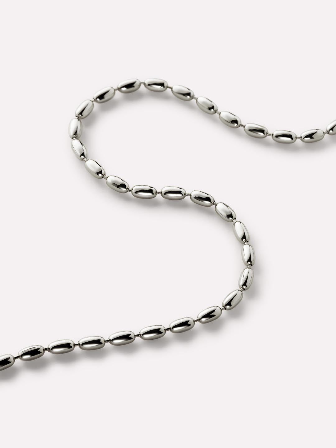 Ball Chain Necklace - Capri Silver