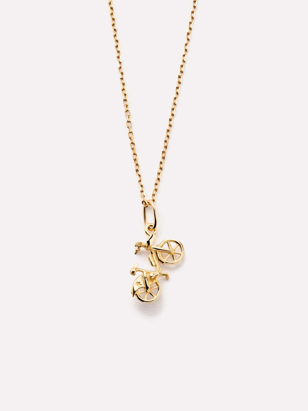 Solid Yellow Gold - Bike Charm