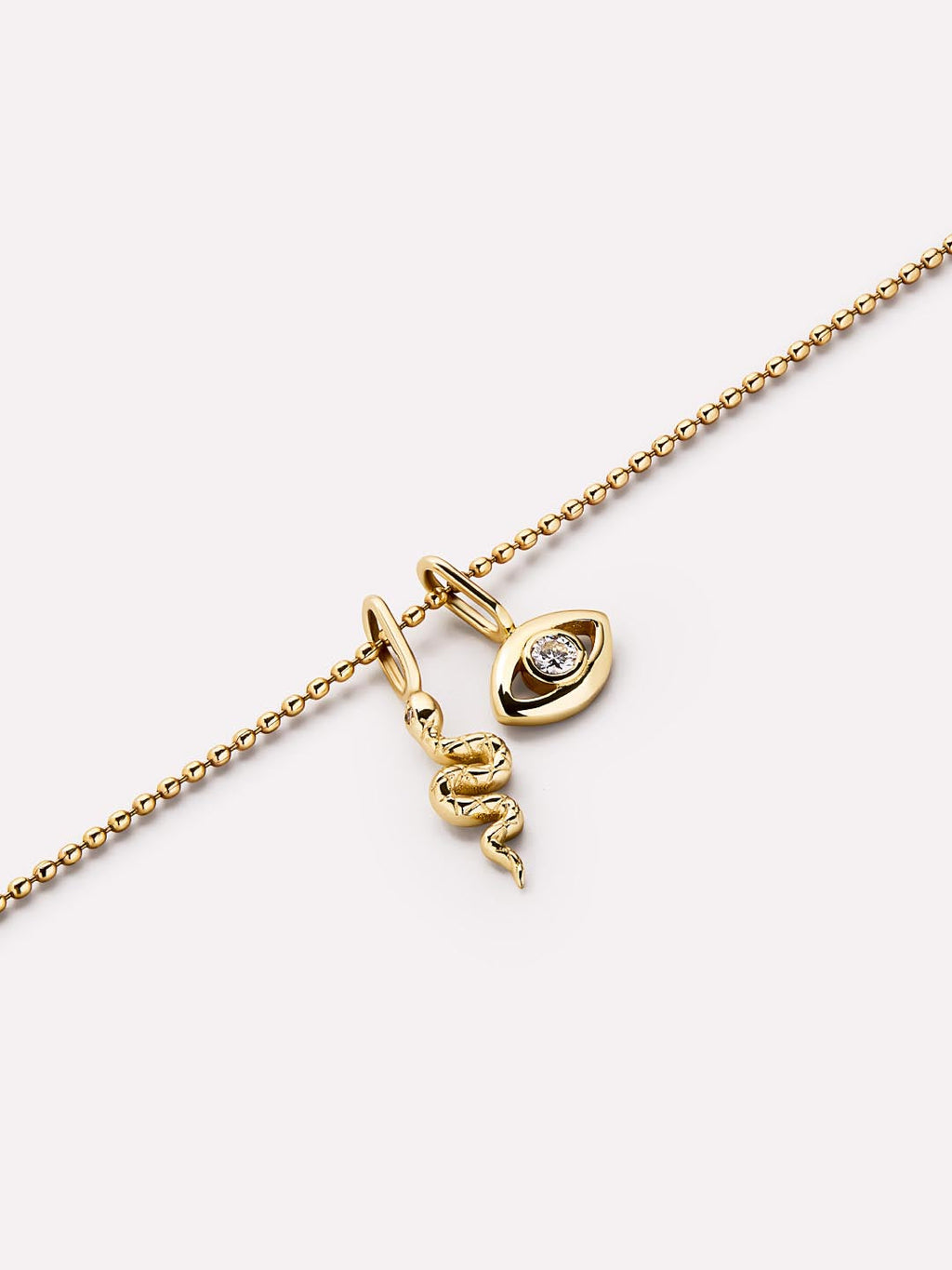 Gold Pendant - Gold Mini Evil Eye Charm