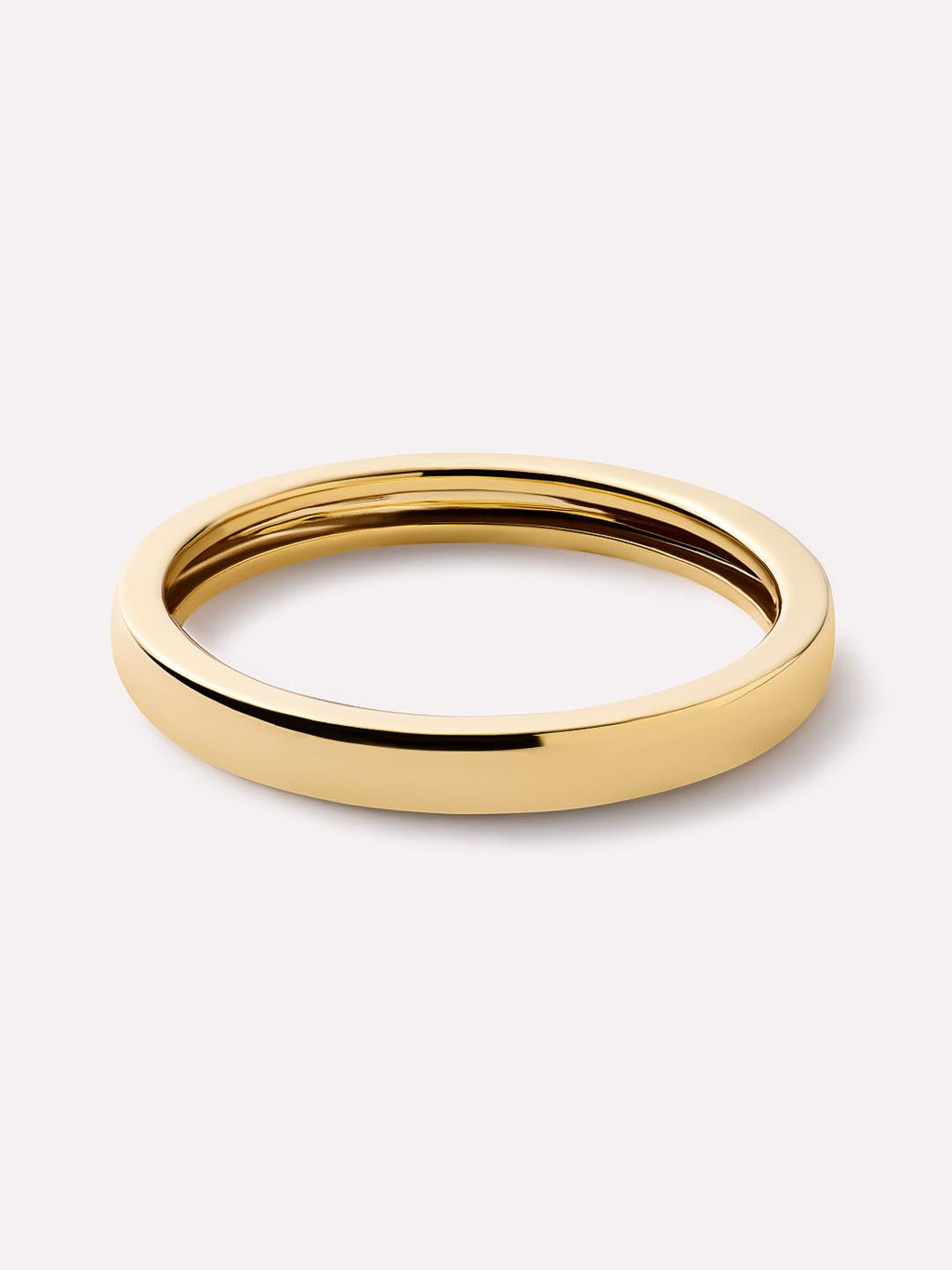 Solid Yellow Gold - Slim Eclipse Ring