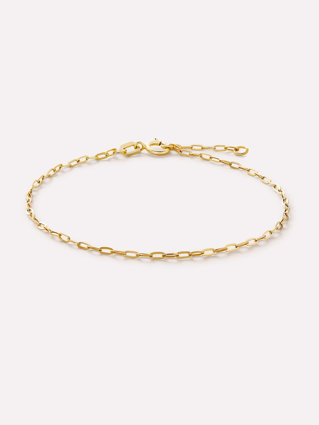 Gold Chain Bracelet - Gold Paperclip Bracelet