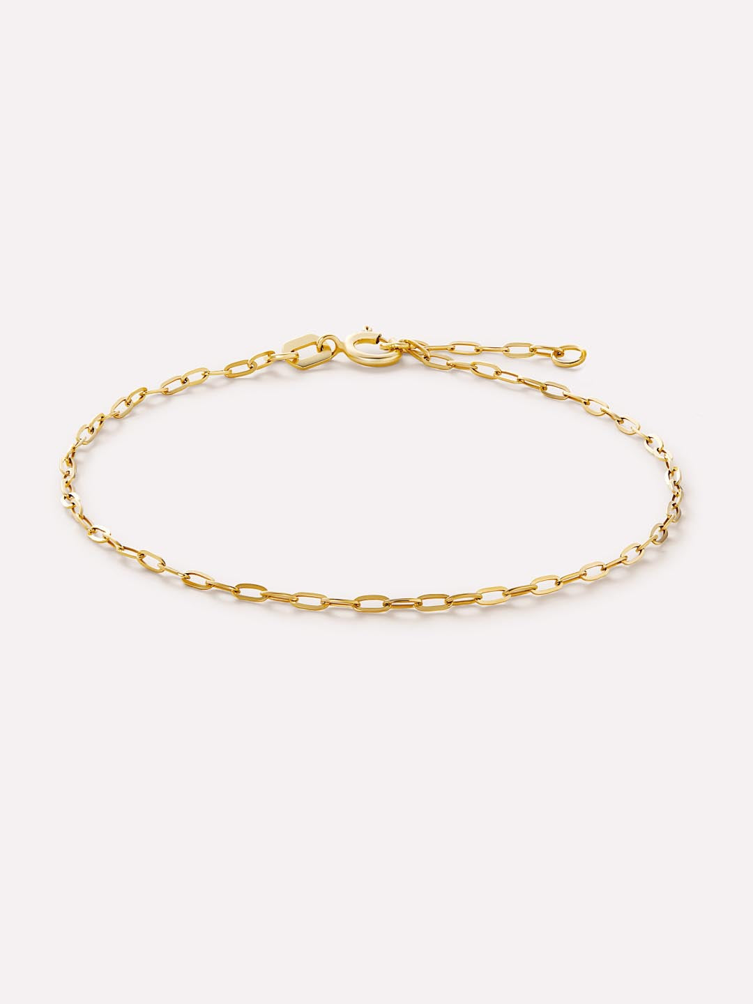 Gold Chain Bracelet - Gold Paperclip Bracelet