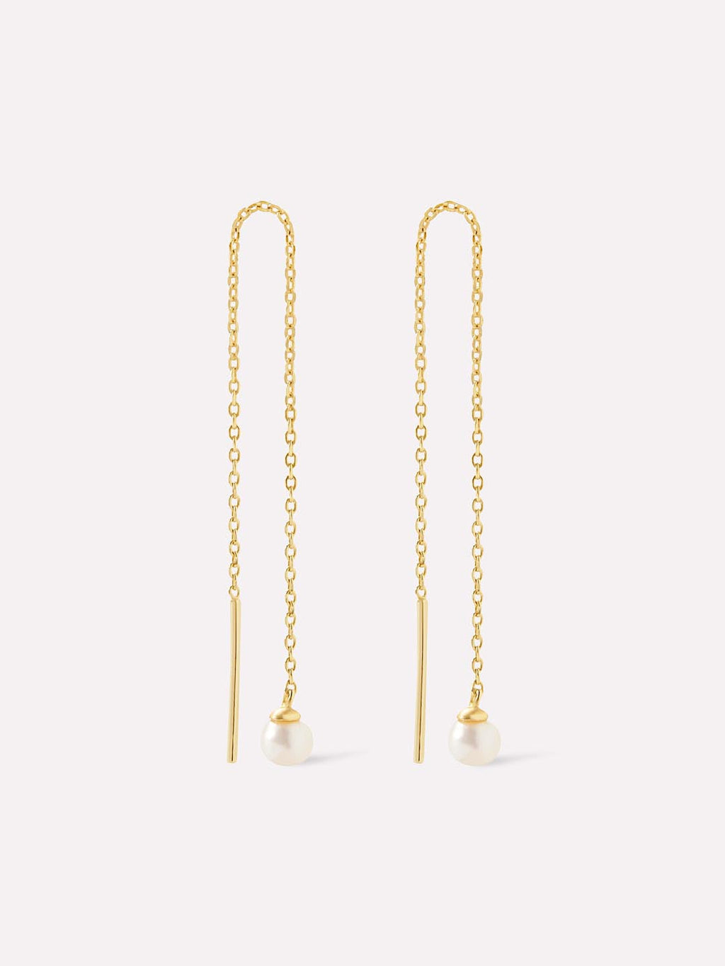 Pearl Threader Earrings - Abrielle