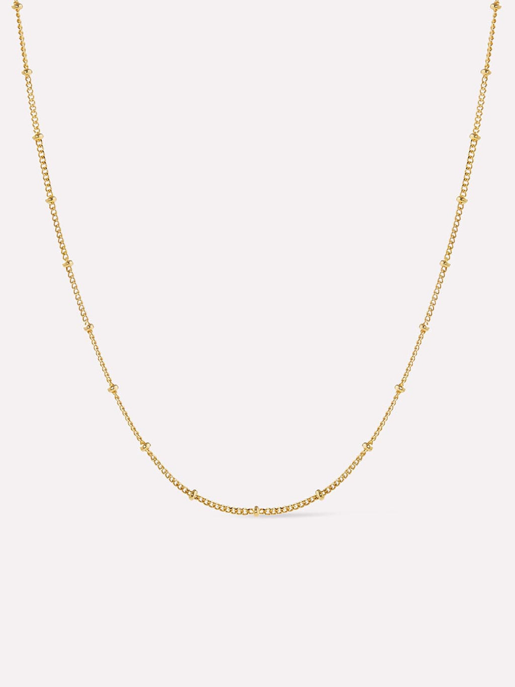 Small Ball Chain Necklace - Ana Gold