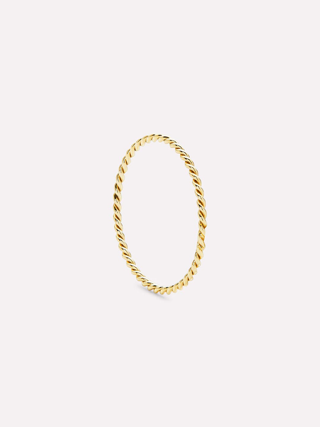 Gold Band Ring - Gold Twist Ring