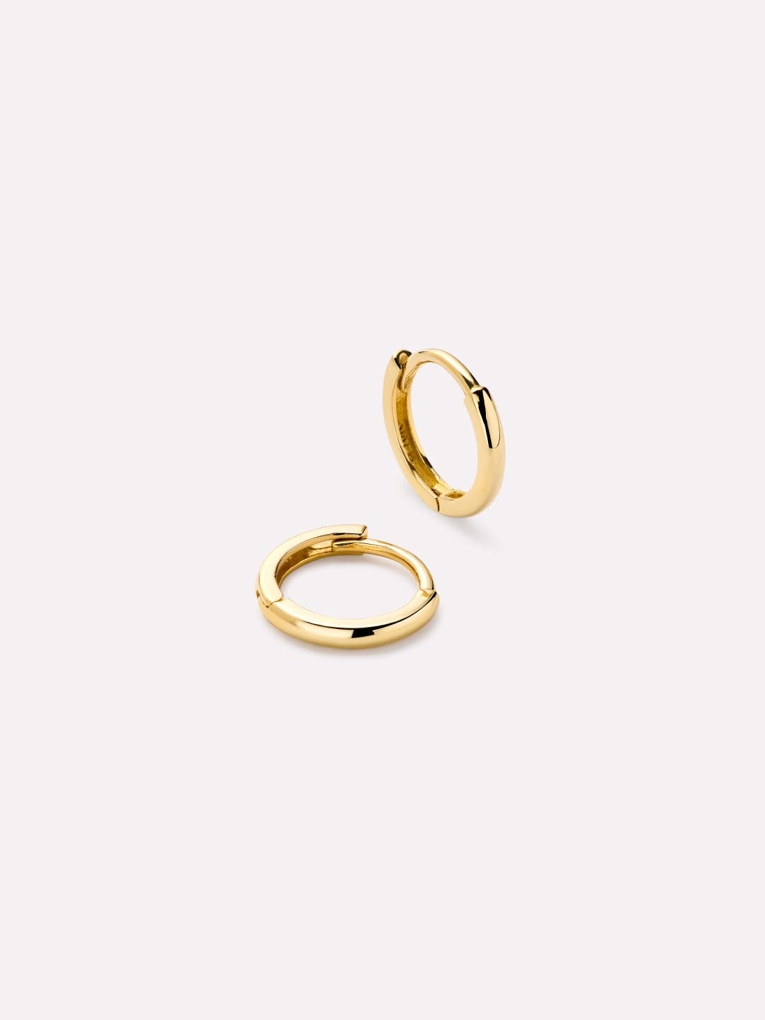 Gold Huggie Hoop Earrings - Gold Huggie Hoops