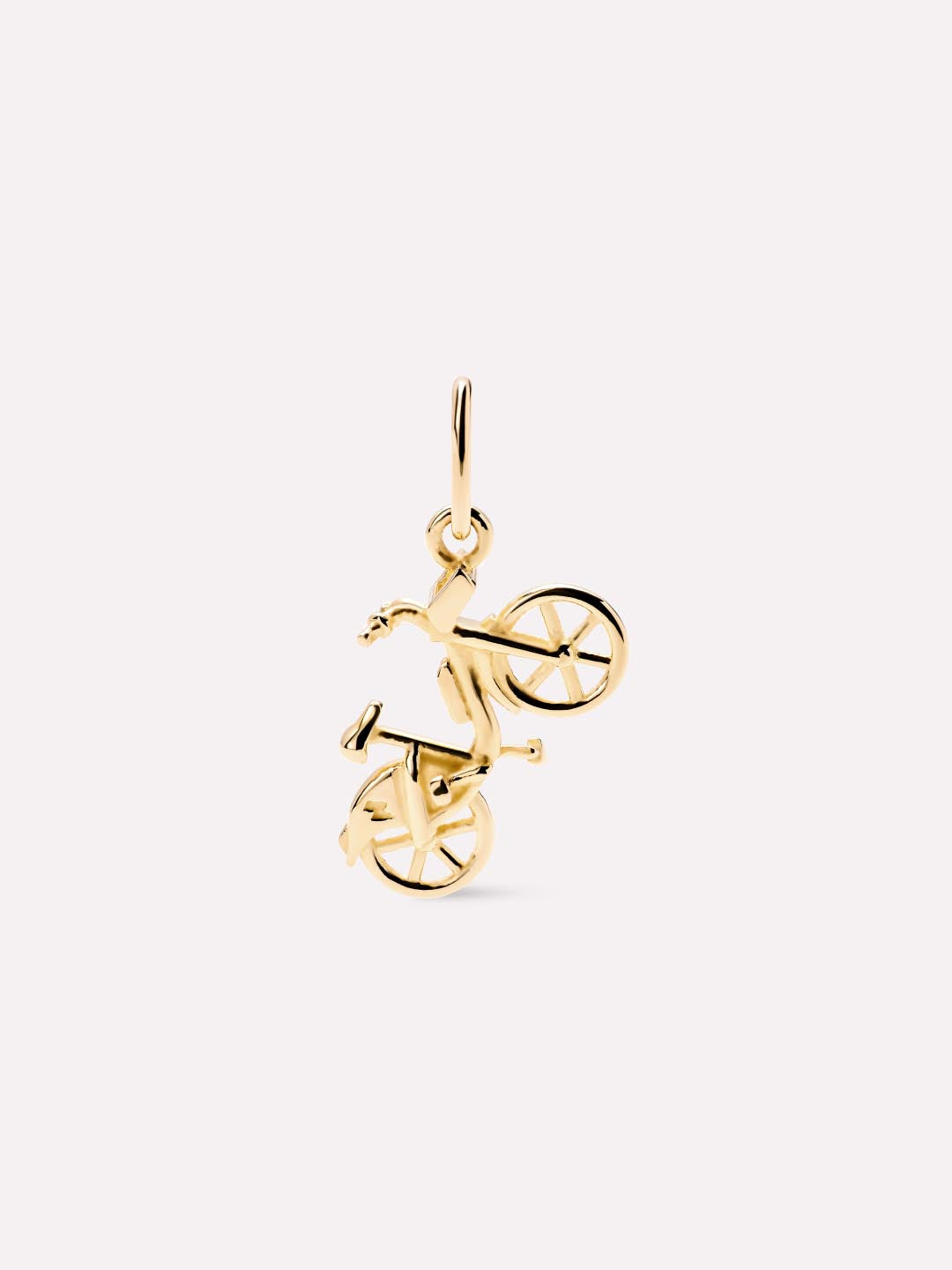 Solid Yellow Gold - Bike Charm