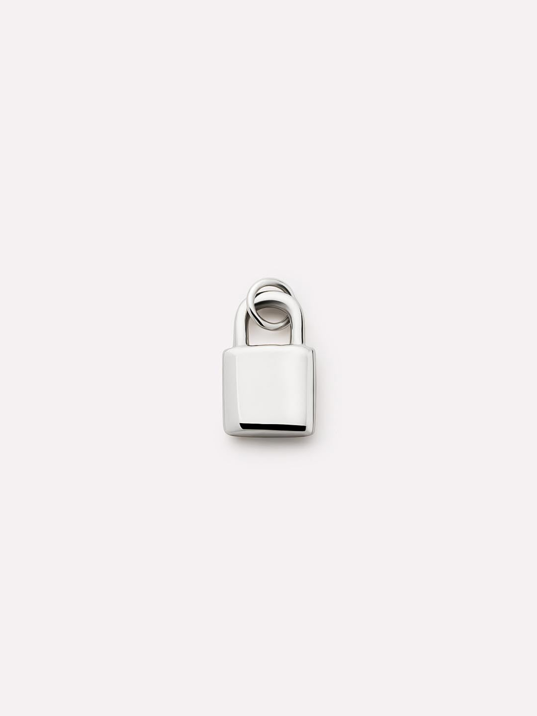 Silver Charms - Silver Padlock Welding Charm